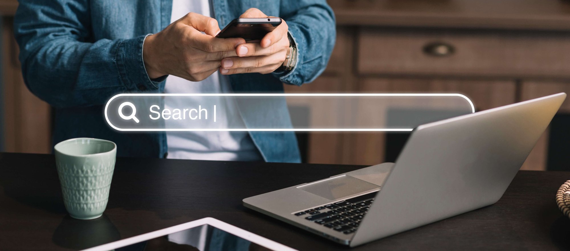 search AI seo web traffic